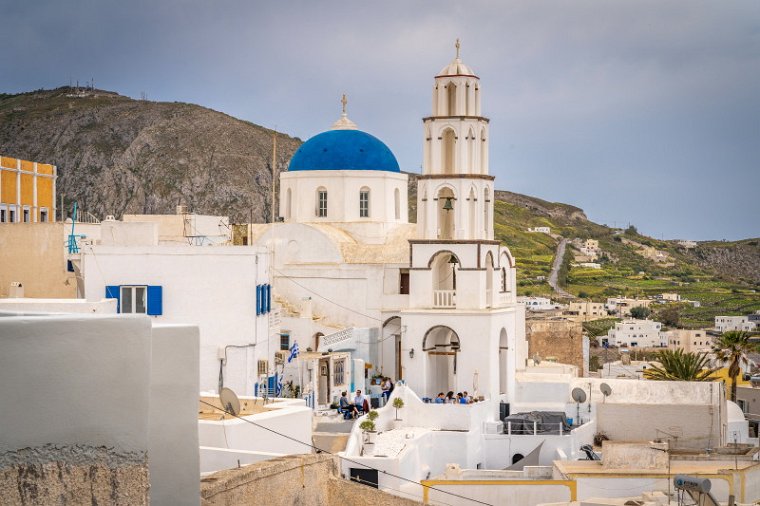 105 Santorini, Pyrgos, Kerk van Christos.jpg